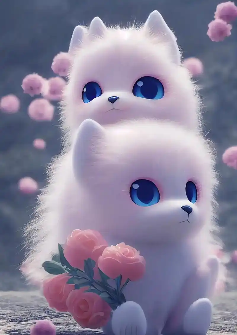 萌萌的小可爱治愈系手机壁纸