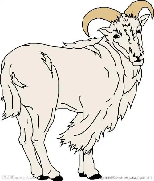 羊角简笔画 羊角简笔画图片