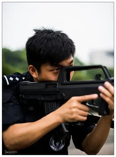 长沙尼康摄影湘潭警察特警公安枪