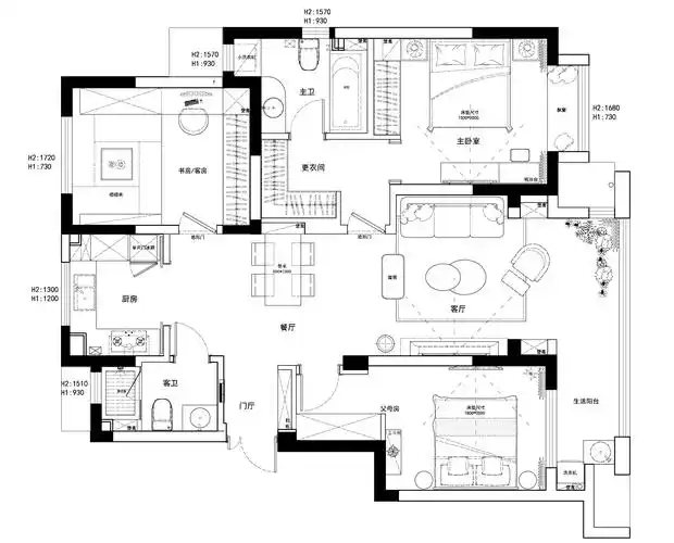 花漾美作|有你有我,安之静好_家居别墅_室内设计联盟 - powered by