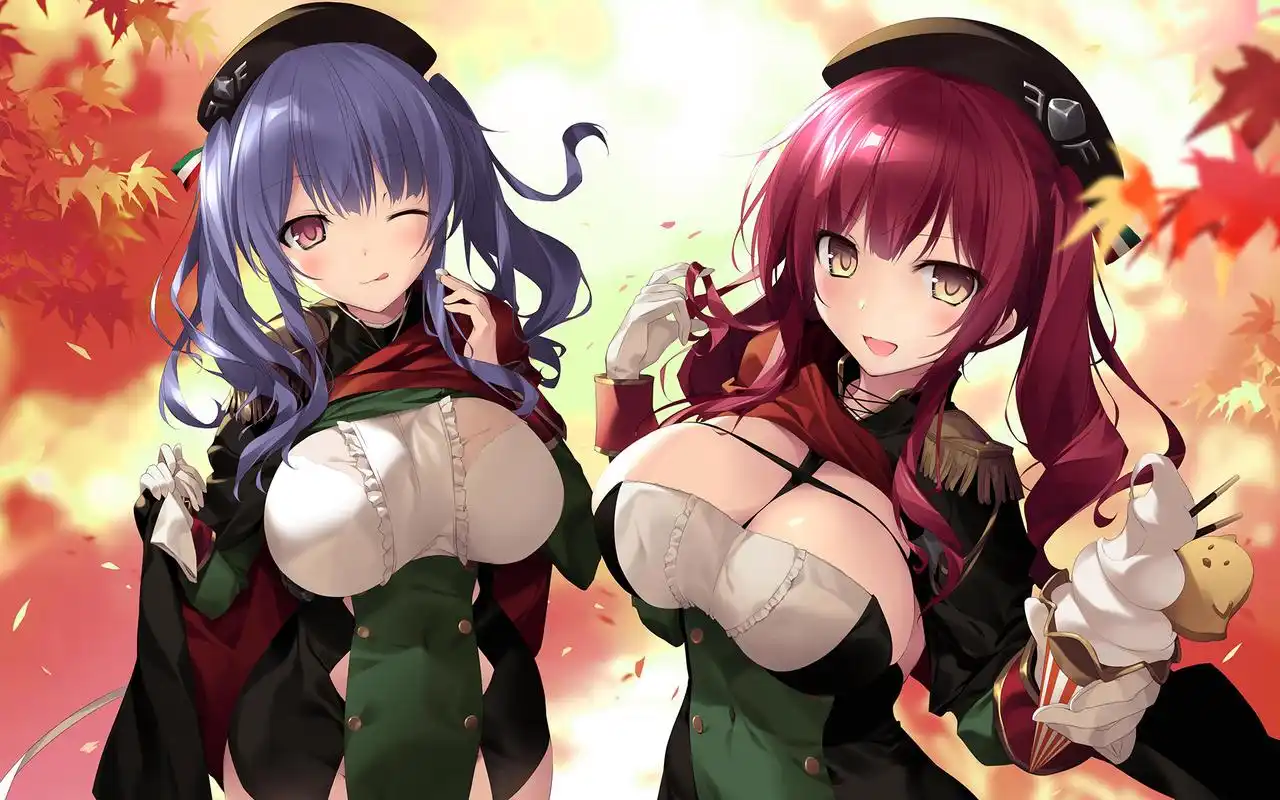 碧蓝航线性感同人插画桌面壁纸-卡通动漫-壁纸下载-美桌网