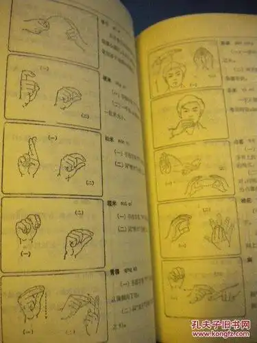 中国聋人协会编《中国手语》华夏出版社8品 现货 收藏 亲友商务礼品