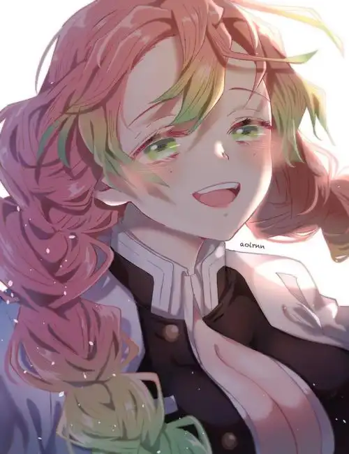 甘露寺蜜璃插画图片壁纸