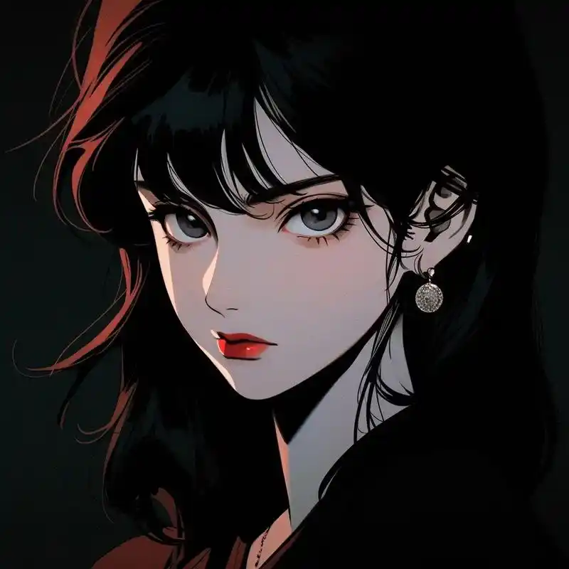 高冷御姐风|旧日漫系列.#旧漫头像 #优质头像 #御姐#高冷 - 抖音