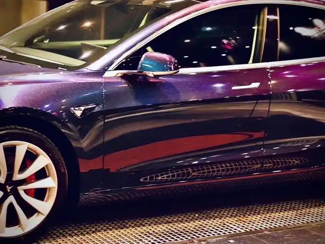 特斯拉model3装贴【葆贝车】炫彩车衣