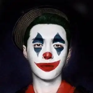 滑稽的小丑头像