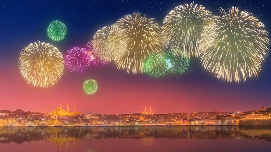 超高清唯美烟花图片高清电脑桌面壁纸