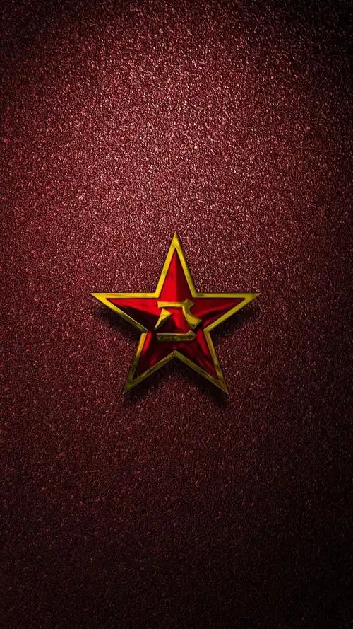 八一军徽红色磨砂背景