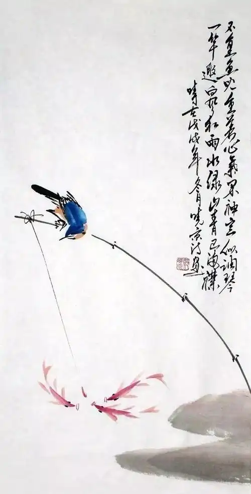 郑晓京花鸟作品郑晓京花鸟画创作,颉取中国传统写意的笔墨手法,加以