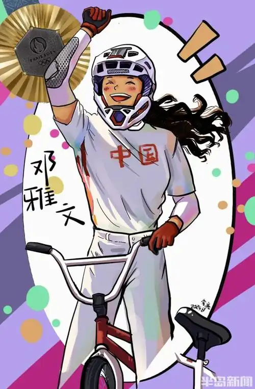 用萌萌的漫画致敬棒棒的中国奥运健儿