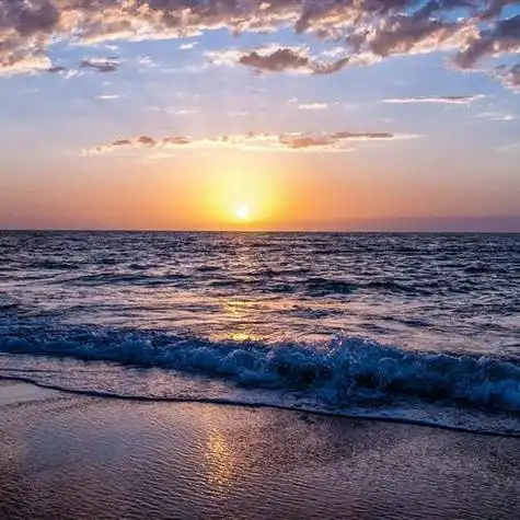 唯美落日头像唯美的夕阳风景图片