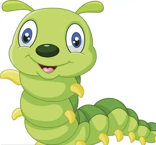 "健身"的毛毛虫