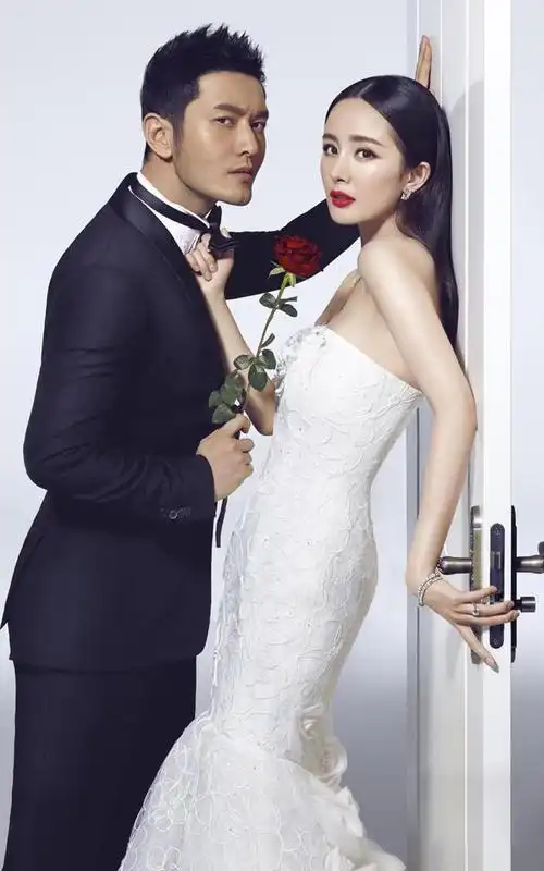 黄晓明杨幂情侣写真手机壁纸