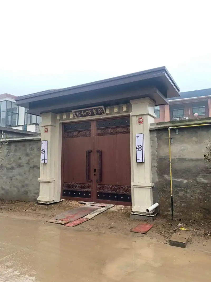 农村旧房改造搭配什么样的门楼?