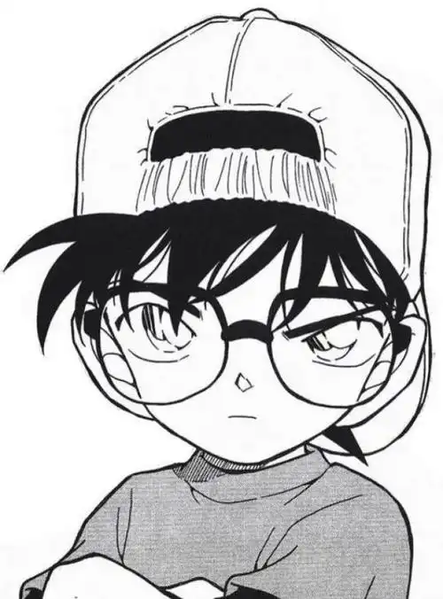 橡皮章 素材 黑白 动漫 漫画 头像 文字 瘦金体 古风 排版 名侦探柯南