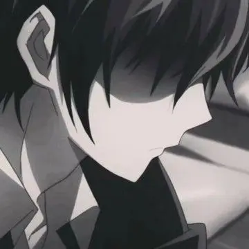 动漫帅气高冷男生头像 黑白红眼二次元男头像