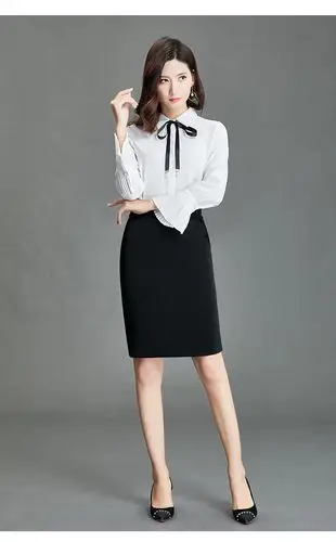 有口袋的包臀裙职业西装裙裙女2020半身高腰中长款正装黑色一步裙工装