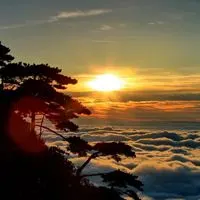 江西三清山日出唯美风景头像图片