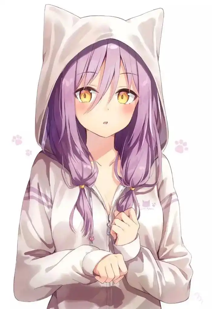 卡通人物绘画,清新涂色的甜美人物插画 转载自百家号作者:二次元土木