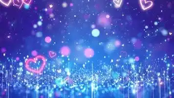 爱的华尔兹舞台背景婚庆