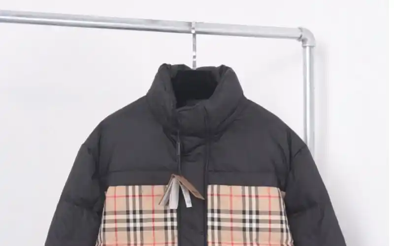 bbr巴宝莉高仿23fw格纹双面穿羽绒服 s-xl