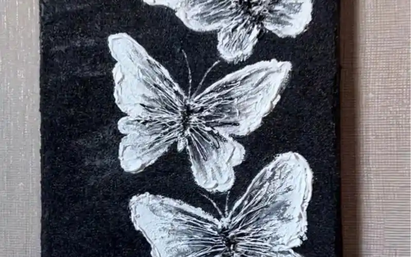 画一个立体的蝴蝶