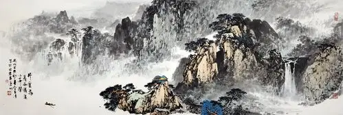 峰峦叠嶂,气势恢宏——当代实力派山水画大师单玉清!