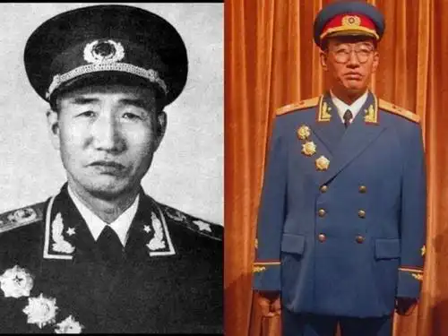 十大元帅蜡像与真人图片同框哪个蜡像更象