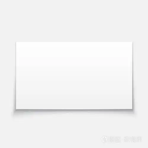 空白的白色广告牌或横幅.矢量插图