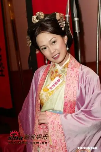 图文张可颐古装出席楚汉骄雄庆功宴8