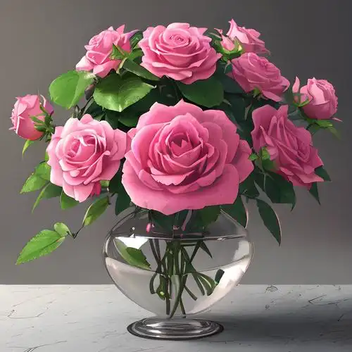 粉色玫瑰花头像