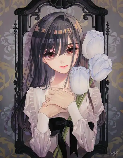 唯美女生头像动漫高清图