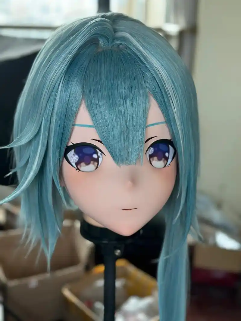 kigurumi 全头带锁头壳优菈 定制角色,全头带锁kigurumi 头壳,价格