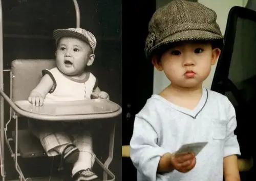 陆毅童年萌照被撞脸 网友叹基因太强大