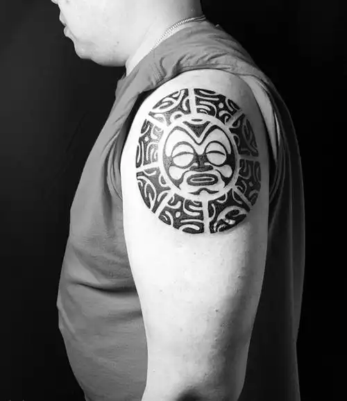 大臂图腾纹身图片手臂图腾纹身图案