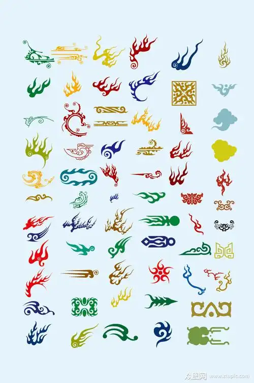 矢量logo标志花纹花边素材