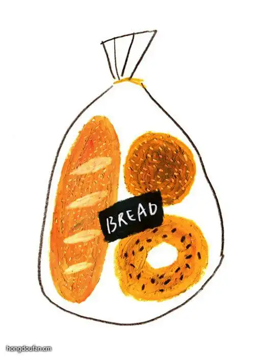 标签bread,good morning,做家务,做饭,劳动,早上好,早餐,早餐简笔画