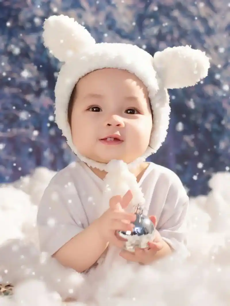 只希望你品行端正,一生都平安顺遂 #宝宝写真 #萌娃👶� - 抖音