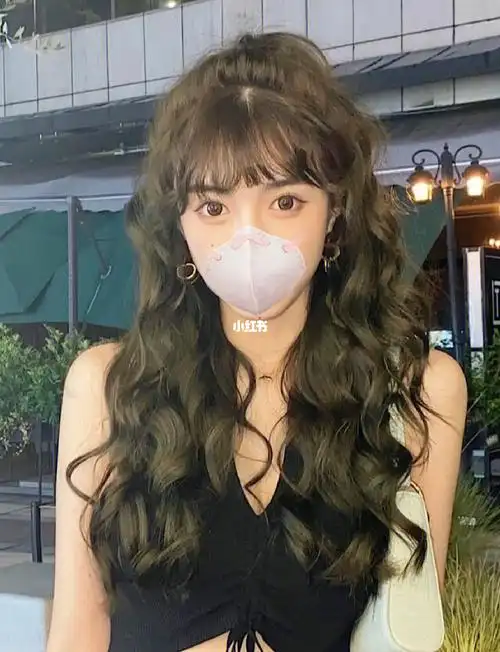 中长发法式芭比烫91细软发质的福音~圆脸方脸一定要尝试的发型!