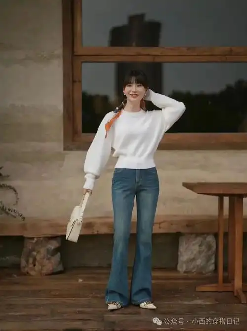 小个子女人穿衣的秘密,学会这3个技巧,好看时髦还增高|显高|v领|穿搭