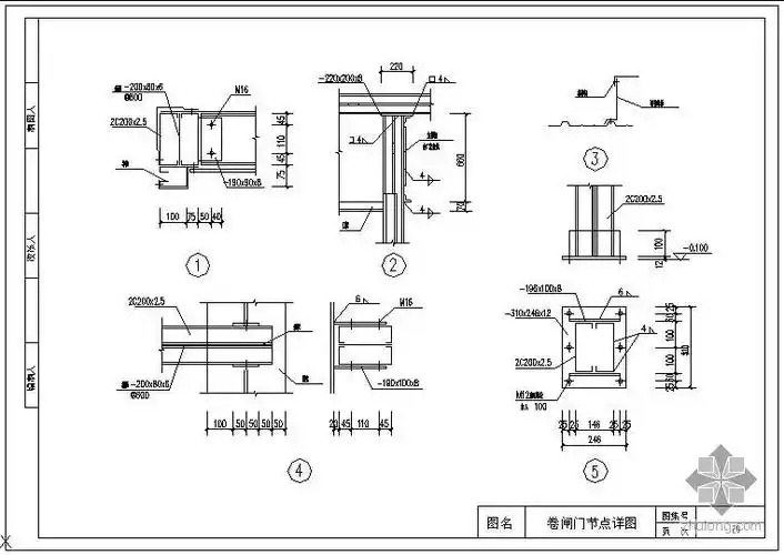 某轻型钢结构房屋建筑节点构造详图图集