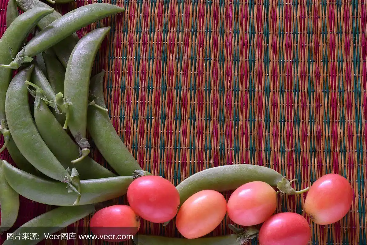 甜豌豆和番茄