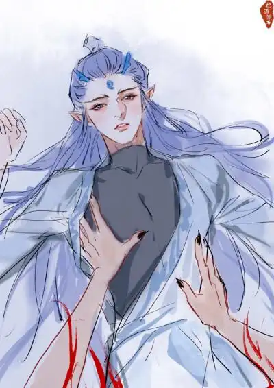 哪吒之魔童降世敖丙.画师微博id【枕酒漱石】