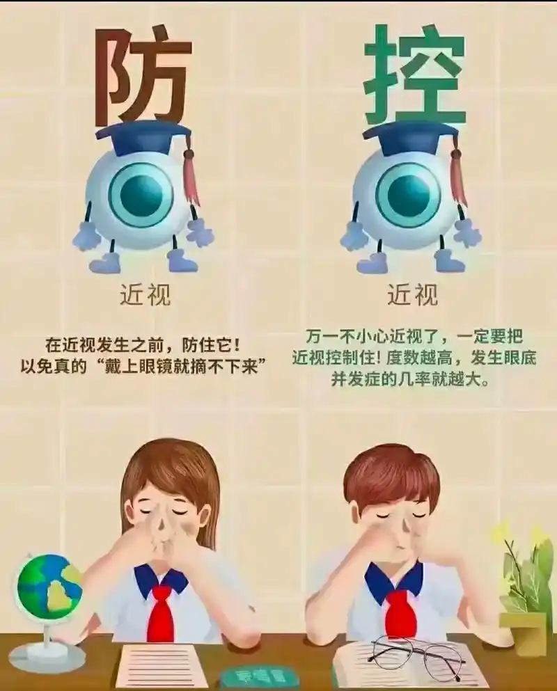 近视防控的重要性 为什么要近视防控? 儿童青少年近视之后