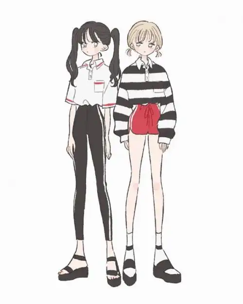 闺蜜专属的卡通动漫图片 get