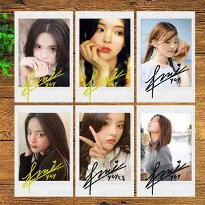 火箭少女101 杨超越 签名照 亲笔签名 3寸拍立得 明星签名 6款