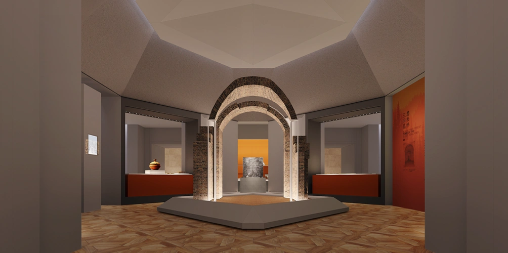 苏州博物馆西馆_公装案例_公装效果图_展览馆设计效果图_商业展示效果
