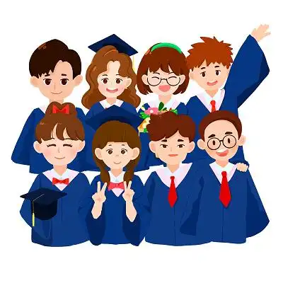 毕业季毕业照学士学士帽大学生拍照合影纪念png素材