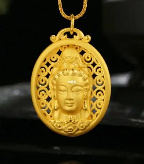 买了110w黄金后续:观音吊坠测评