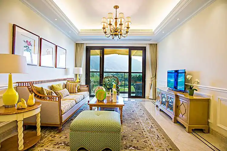 豪华别墅样板间内饰装修图片素材_图片大全—全景创意图库(quanjing.